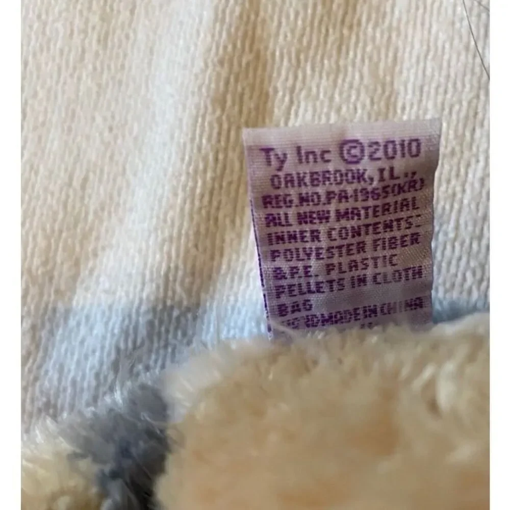 Ty Beanie Boos Scraps The Schnauzer Dog Plush Toy Stuffed Animal 2010